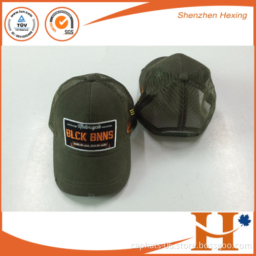 Custom New Vintage Embroidery Patch Trucker Cap Mesh Sun Hats